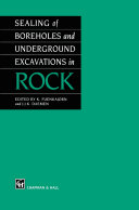 Read Pdf Sealing of Boreholes and Underground Excavations in Rock