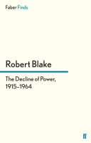 Read Pdf The Decline of Power, 1915–1964