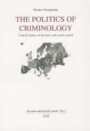 Read Pdf The Politics of Criminology