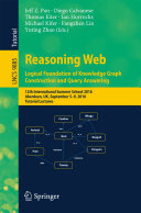 Read Pdf Reasoning Web: Logical Foundation of Knowledge Graph Construction and Query Answering