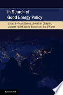 In Search Of Good Energy Policy
