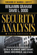 Security Analysis: Sixth Edition, Foreword by Warren Buffett Book