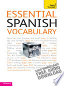 Essential Spanish Vocabulary Teach Yourself
