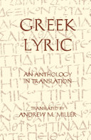 Read Pdf Greek Lyric