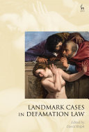 Read Pdf Landmark Cases in Defamation Law