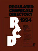 Read Pdf Regulated Chemicals Directory 1994