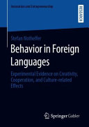 Behavior in Foreign Languages