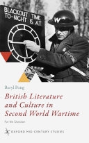 Read Pdf British Literature and Culture in Second World Wartime