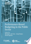 Performance Based Budgeting In The Public Sector