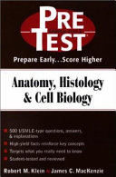 Anatomy Histology Cell Biology Pretest Self Assessment And Review