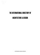 The International Directory of Architecture & Design
