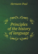 Principles of the history of language Book