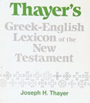 Read Pdf Thayer's Greek=English Lexicon of the NT