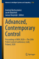 Read Pdf Advanced, Contemporary Control