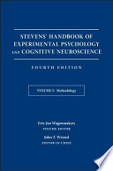 Stevens Handbook Of Experimental Psychology And Cognitive Neuroscience Methodology