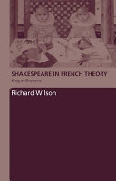 Read Pdf Shakespeare in French Theory