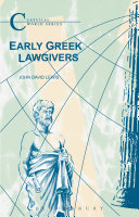 Read Pdf Early Greek Lawgivers