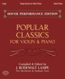 Read Pdf Popular Classics for Violin and Piano