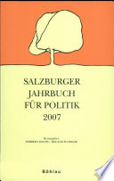 Salzburger Jahrbuch für Politik, 2007