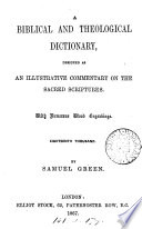A Biblical And Theological Dictionary