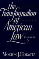Read Pdf The Transformation of American Law, 1870-1960