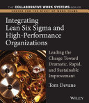 Integrating Lean Six Sigma and High-Performance Organizations pdf