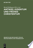 Antikes Judentum und frühes Christentum