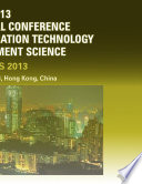 2013 International Conference On Advanced Education Technology And Management Science Aetms2013 