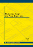 Read Pdf Mechanical Design and Power Engineering