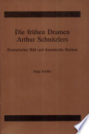 Die frühen Dramen Arthur Schnitzlers