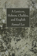 Read Pdf A Lexicon, Hebrew, Chaldee, and English