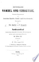 Deutschlands Handel und Industrie: Abtheilung. Königreich Preussen. 1. Band. Rheinprovinz und Hohenzollern, Westfalen, Piommern, Posen