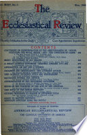 The American Ecclesiastical Review 