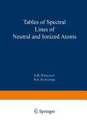 Read Pdf Tables of Spectral Lines of Neutral and Ionized Atoms