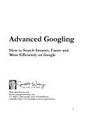 Read Pdf Advanced Googling