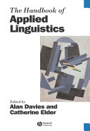 Read Pdf The Handbook of Applied Linguistics