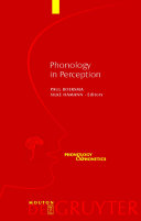 Read Pdf Phonology in Perception