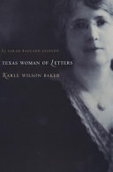 Read Pdf Texas Woman of Letters, Karle Wilson Baker