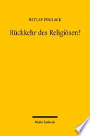 Studien zum religiösen Wandel in Deutschland und Europa