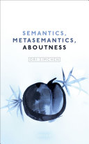 Semantics, Metasemantics, Aboutness pdf