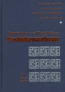 Principles And Practice Of Psychopharmacotherapy