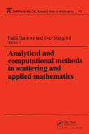 Read Pdf Analytical and Computational Methods in Scattering and Applied Mathematics