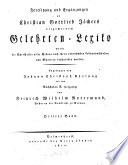 Fortsetzung und Ergänzungen zu Christian Gottlieb Joechers allgemeinem Gelehrten-Lexicon ... Dritter Band [K bis Lub]