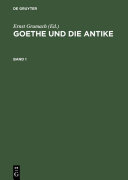 Goethe und die Antike Book