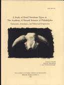 Read Pdf A Study of Fossil Vertebrate Types in the Academy of Natural Sciences of Philadelphia