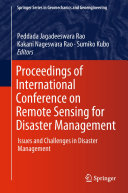 Proceedings of International Conference on Remote Sensing for Disaster Management Book