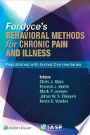 Fordyce S Behavioral Methods For Chronic Pain And Illness
