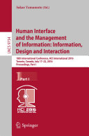 Read Pdf Human Interface and the Management of Information: Information, Design and Interaction