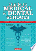 Guide To Medical And Dental Schools