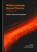 Read Pdf Within Language, Beyond Theories (Volume I)